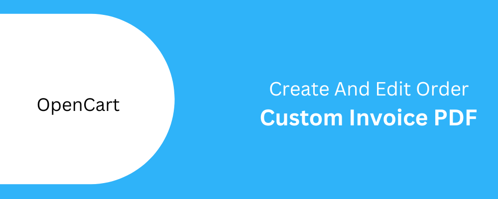 create and edit order custom invoice pdf