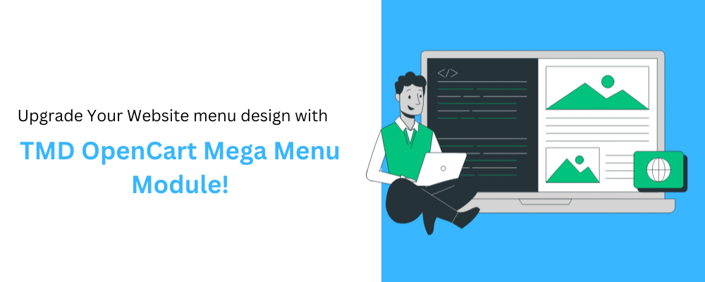 add mega menu in OpenCart website